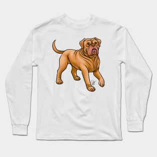 Dog - Dogue de Bordeaux - Red Long Sleeve T-Shirt